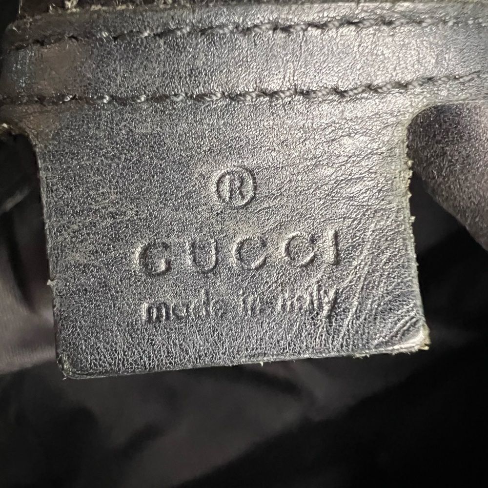 AUTH GUCCI HANDBAG- black - Picture 3 of 16
